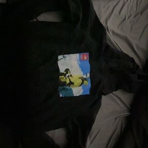 small supreme north face hoodie.